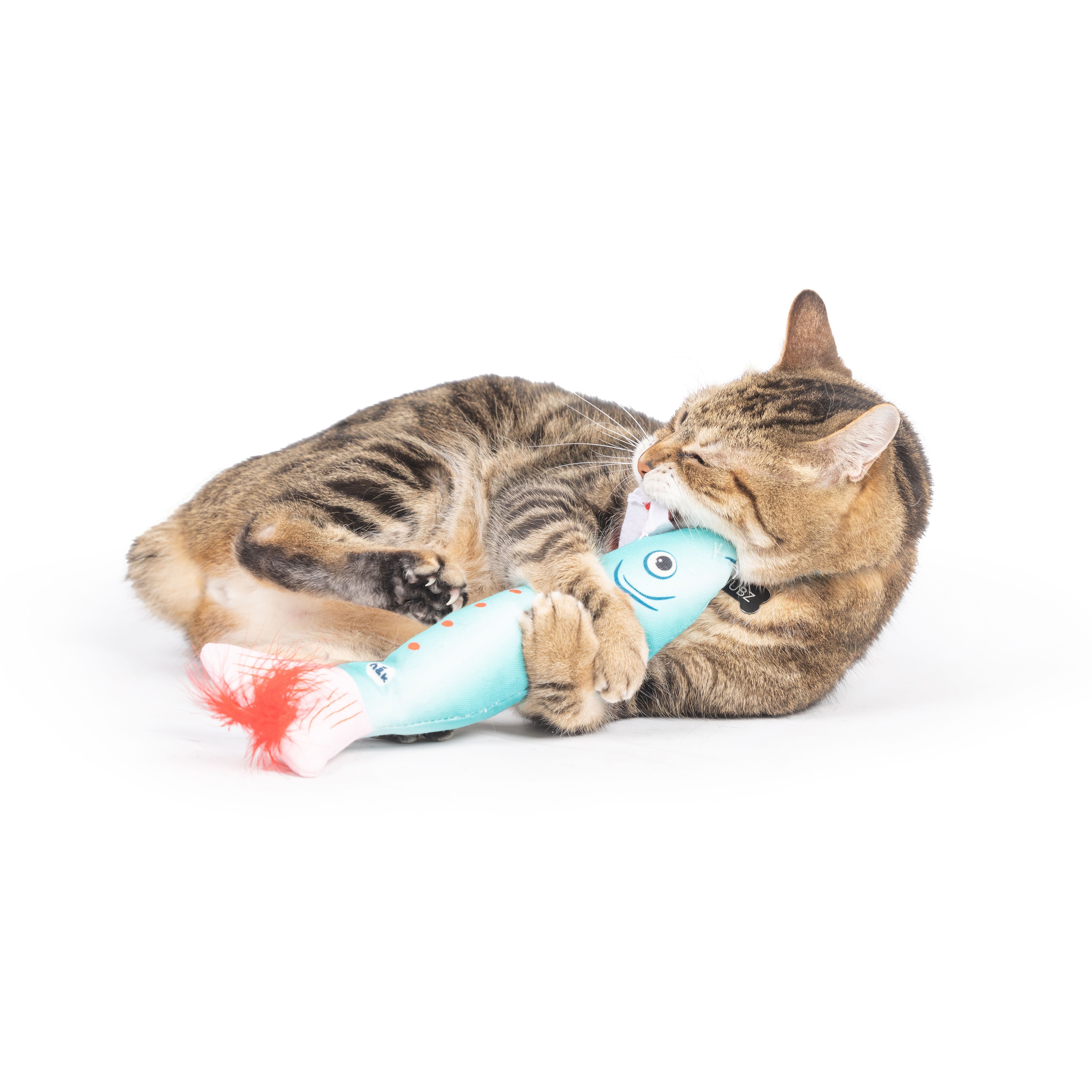Huxley and Kent Merry Fishmas Sardine Kicker Cat Toy