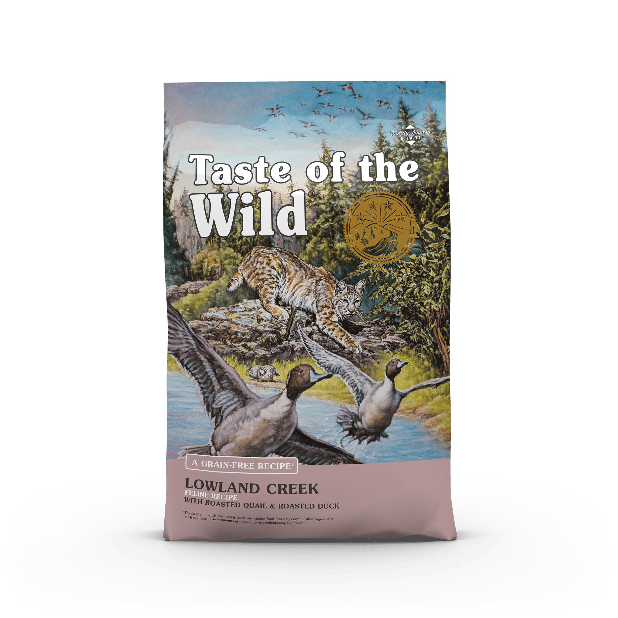 Taste of the Wild Lowland Creek Feline Recipe with Roasted Quail & Roasted Duck