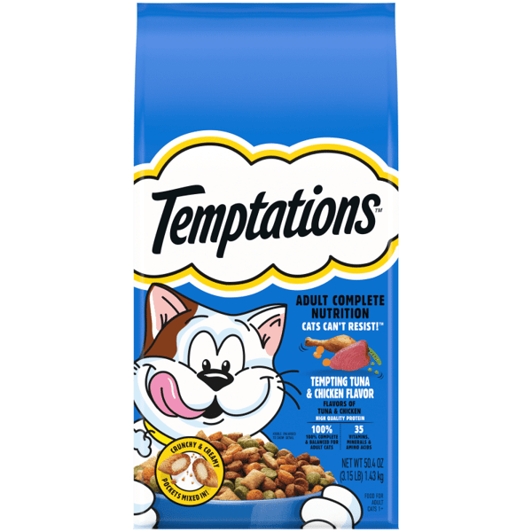 Temptations Tuna & Chicken Flavor Dry Cat Food