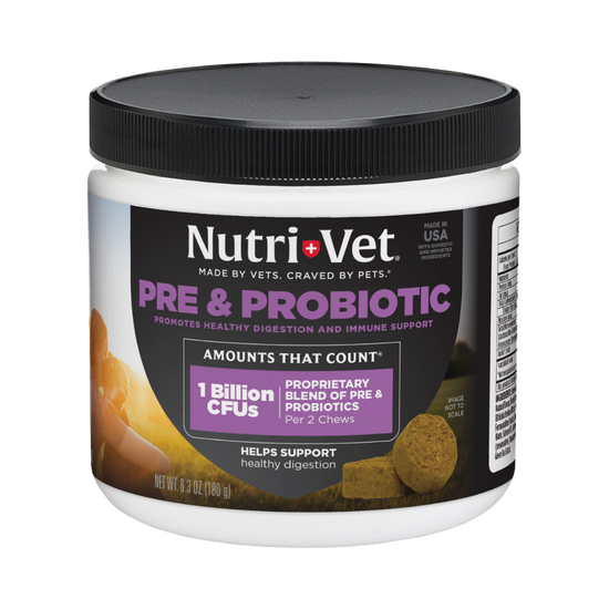 Nutri-Vet Pre and Probiotic Soft Chews for Dogs