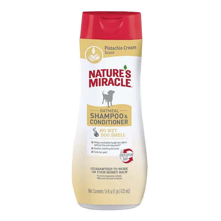 Nature's Miracle Oatmeal Shampoo and Conditioner - Pistachio Cream
