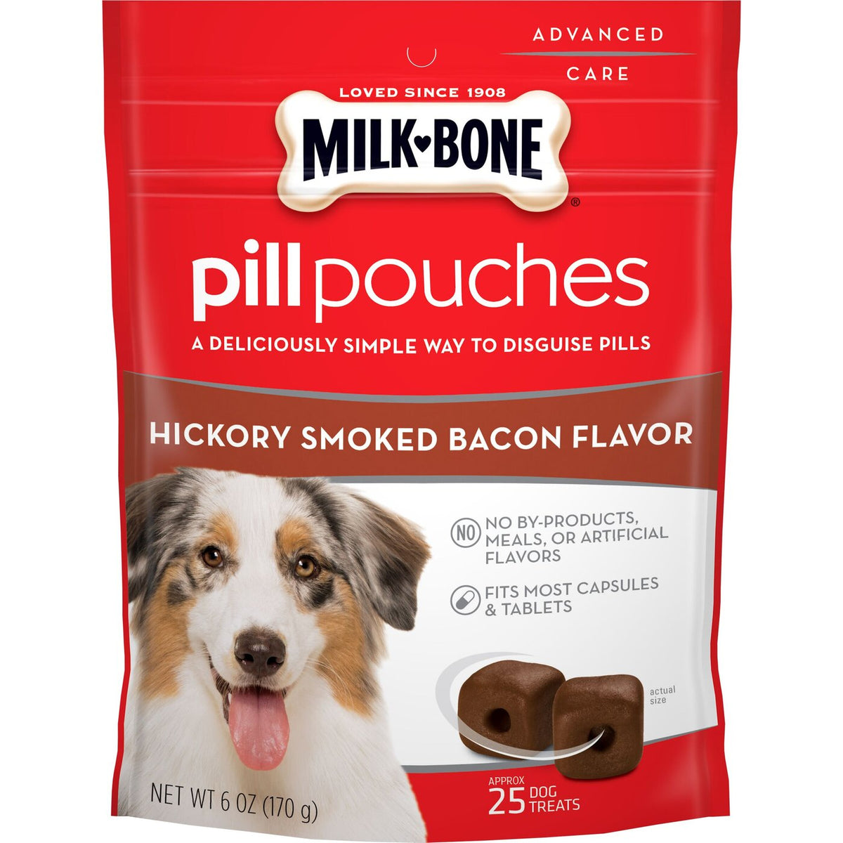 Milk Bone Pill Pouches Hickory Smoked Bacon Flavor
