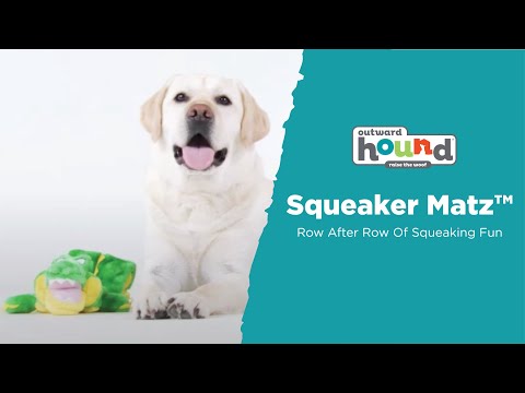 Squeaker Matz Plush Toy, Gator