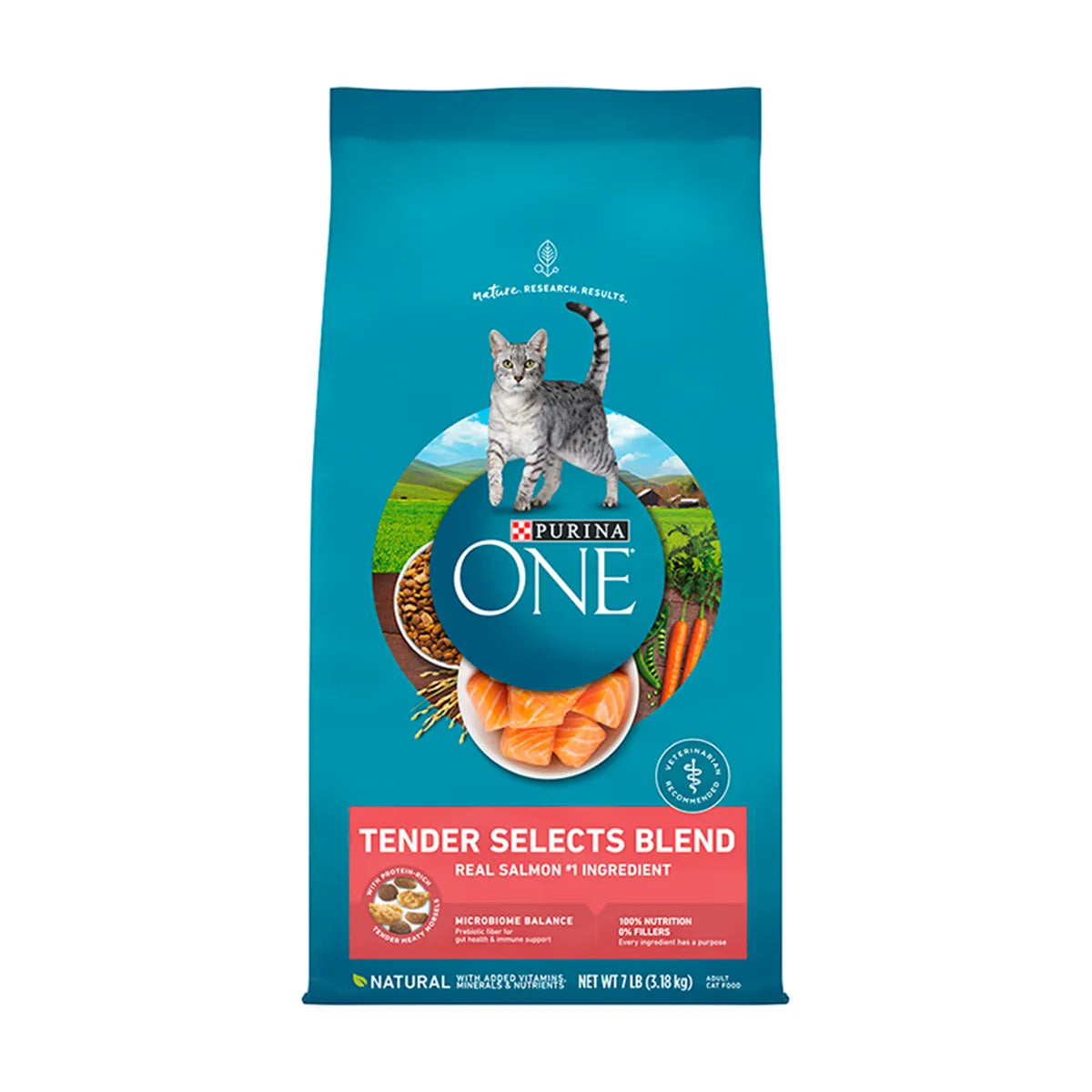 Tender Selects Blend With Real Salmon Dry Cat Food