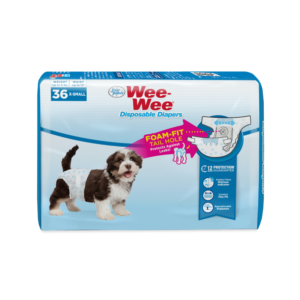 Four Paws Wee-Wee Disposable Dog Diapers 36pk