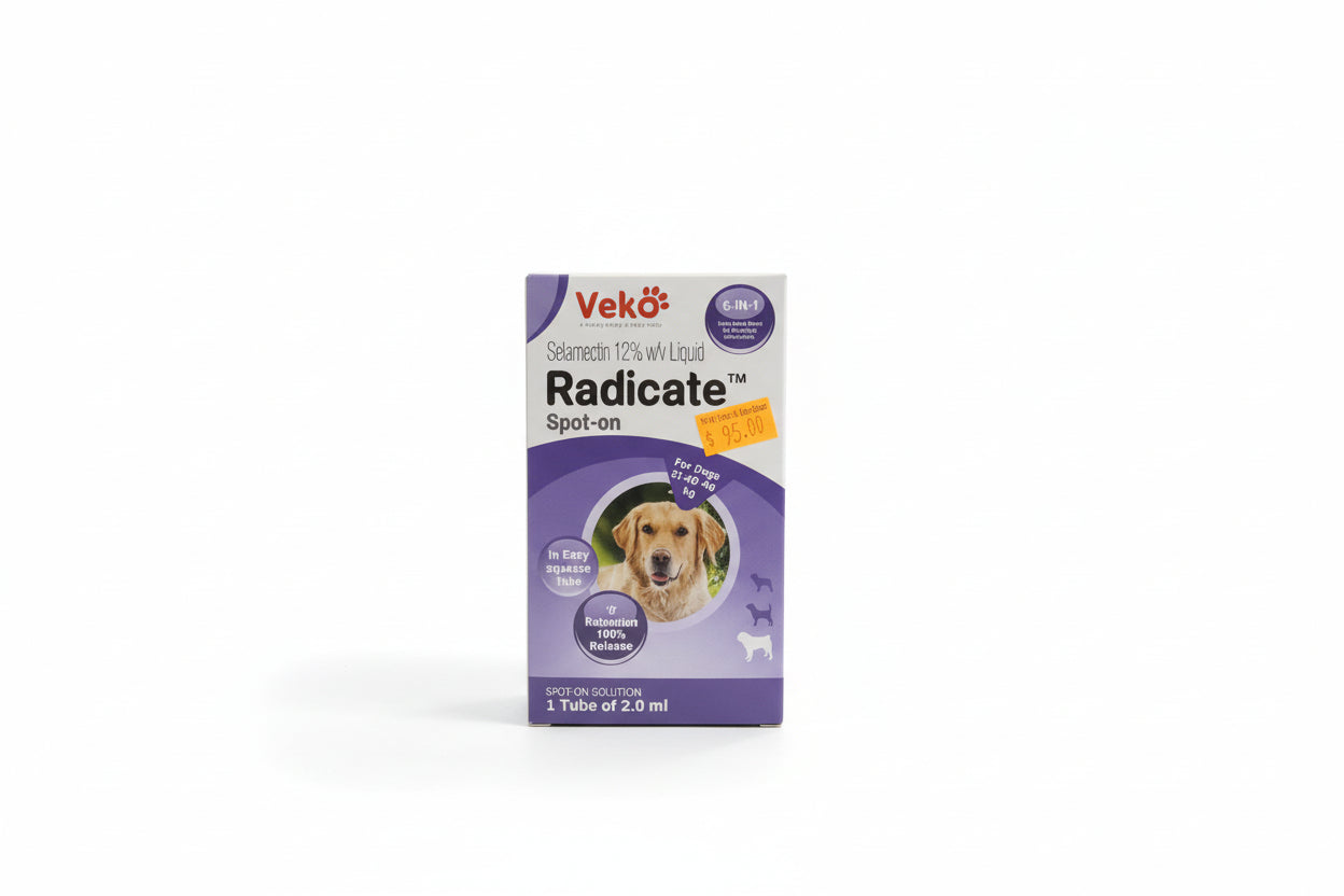 Radicate Spot-on Flea and Tick Treatment for Dogs