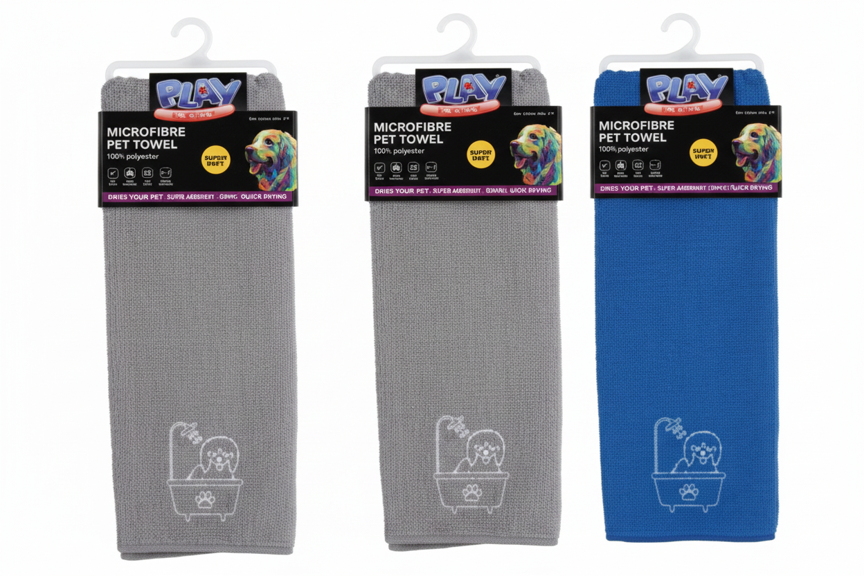 PET TOWEL MICROFIBRE 
92X46CM