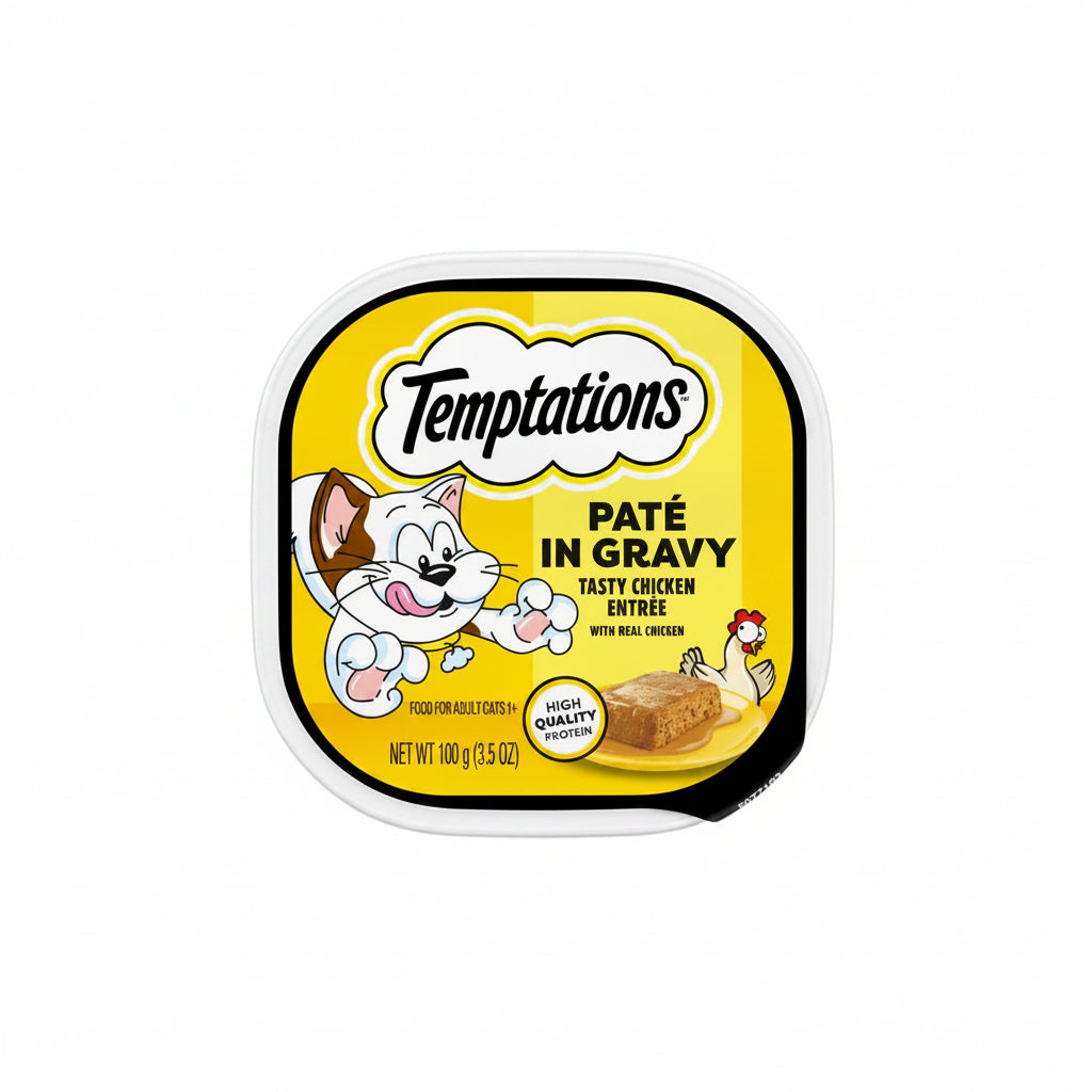 Temptations Tasty Chicken Flavor Paté in Gravy