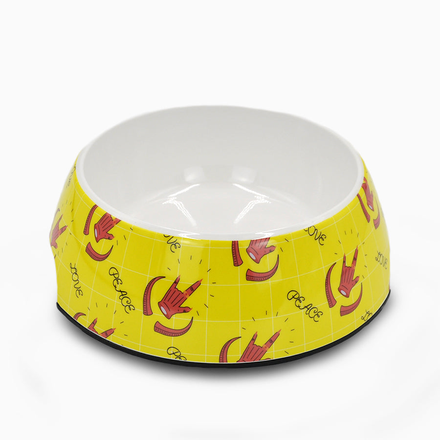Dog Bowl — Peace & Love