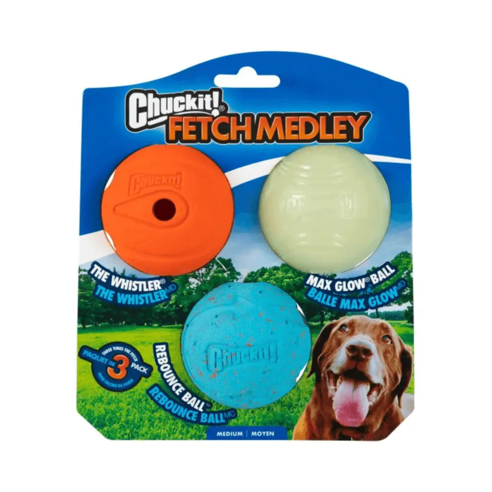 CHUCKIT Fetch Medley 3pk M