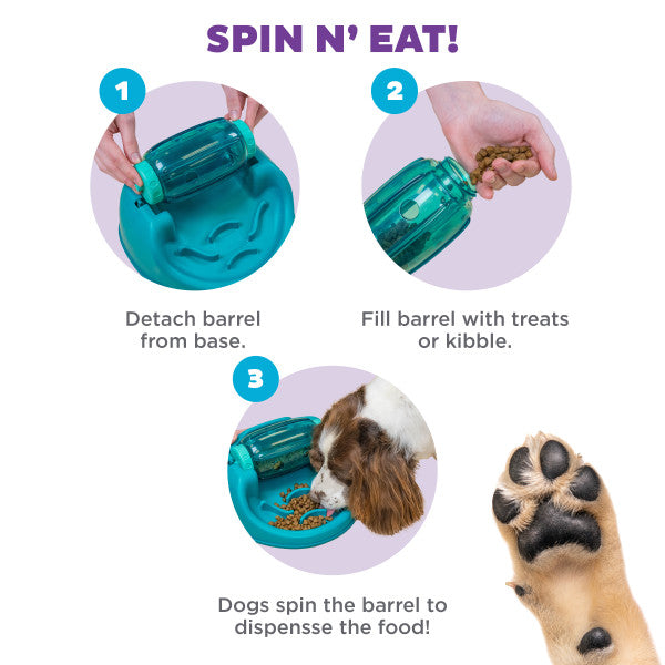 Dog Spin N' Eat Grn