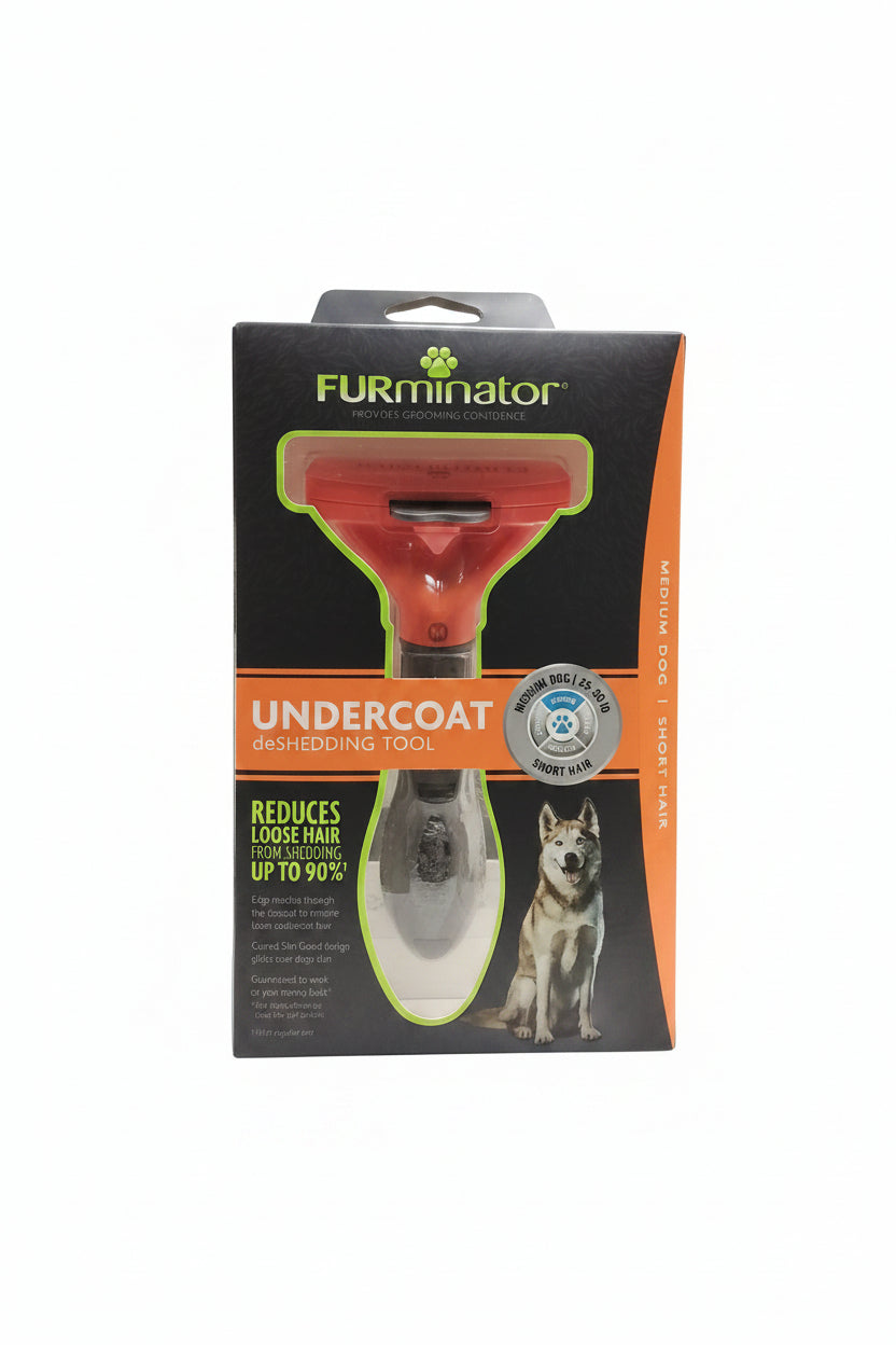 Furminator Short Hair Deshedding Tool - Medium Dog