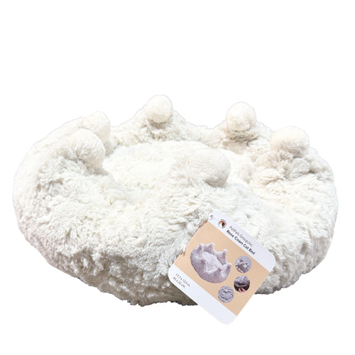 PetPals Anxiety Calming Cat Bed, Installed into Cat Tree, Crown Shaped & Washable Kitten Bed – Rose Crown