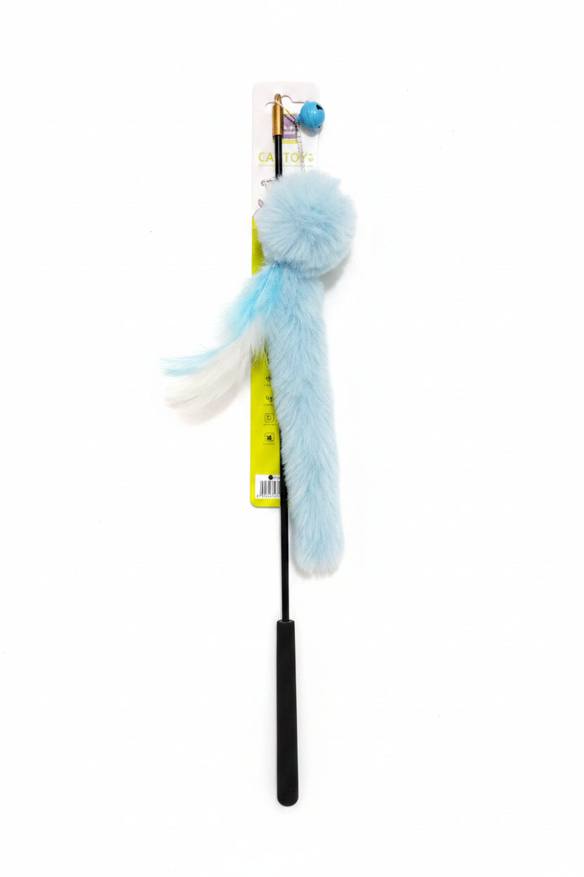 Pawmino Hanging Cat Head Cat Wand