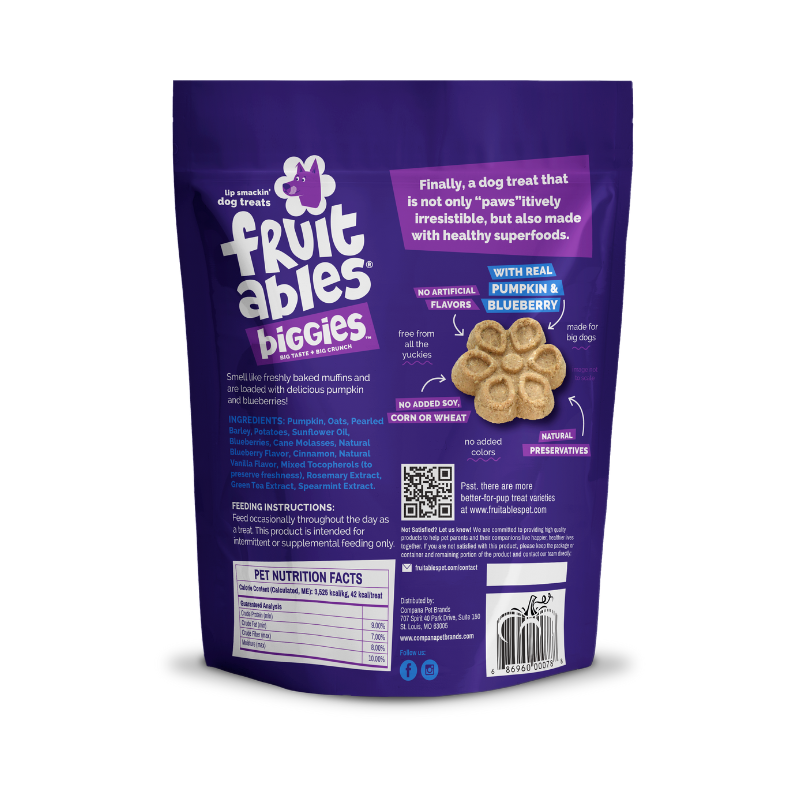Fruitables Biggies™ Pumpkin Blueberry