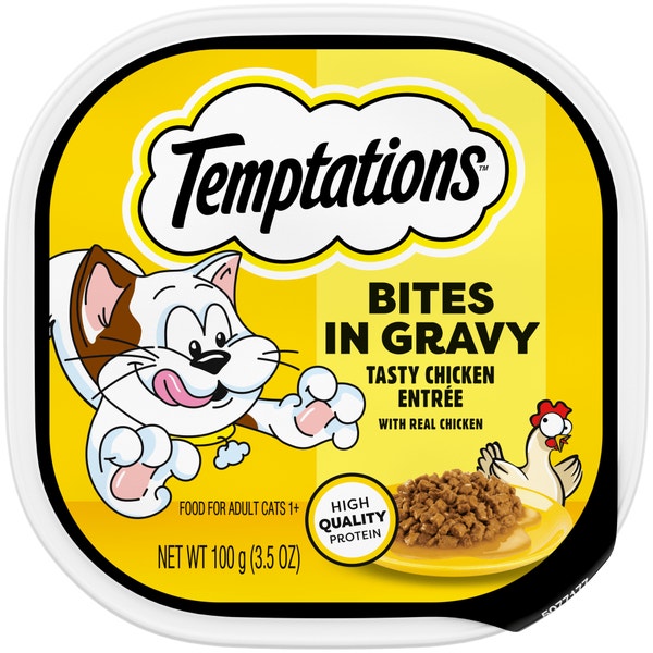 Temptations Tasty Chicken Flavor Bites in Gravy