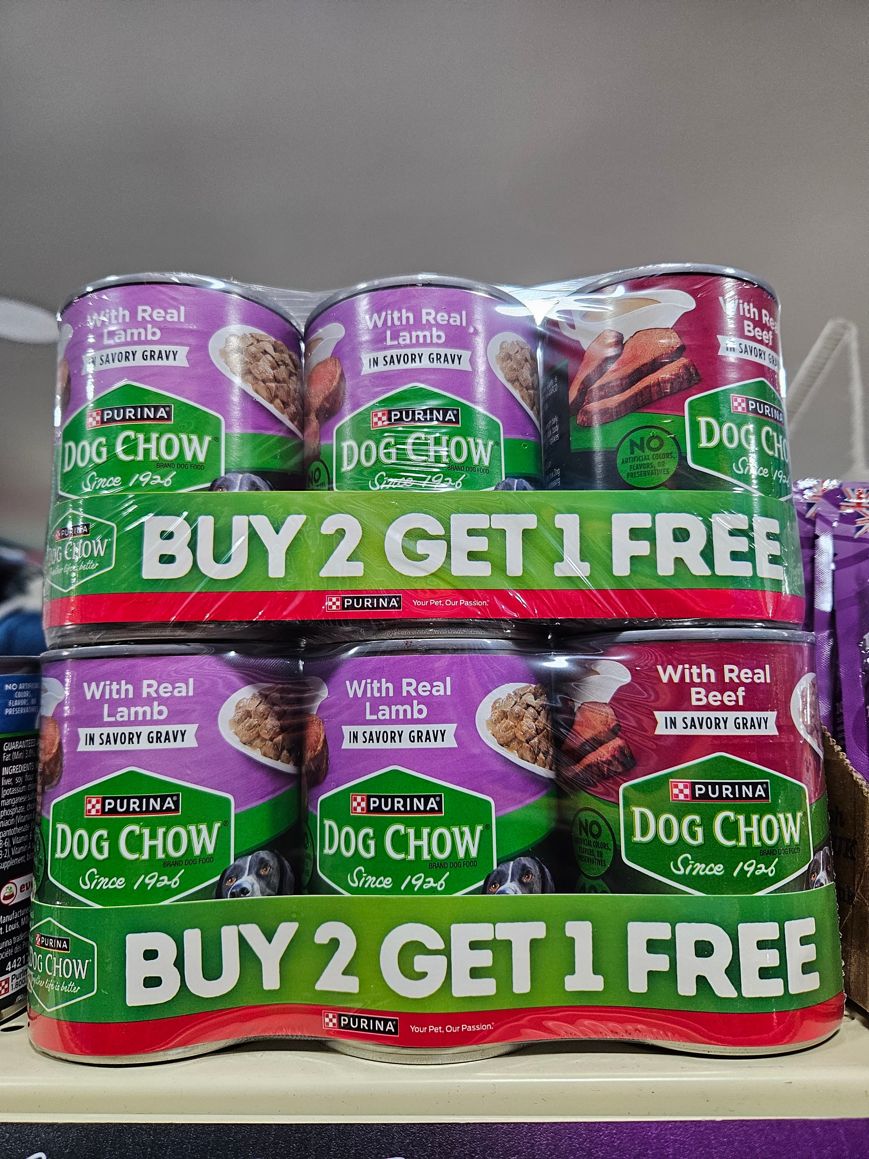 DOG CHOW B2G1FREE LAMB