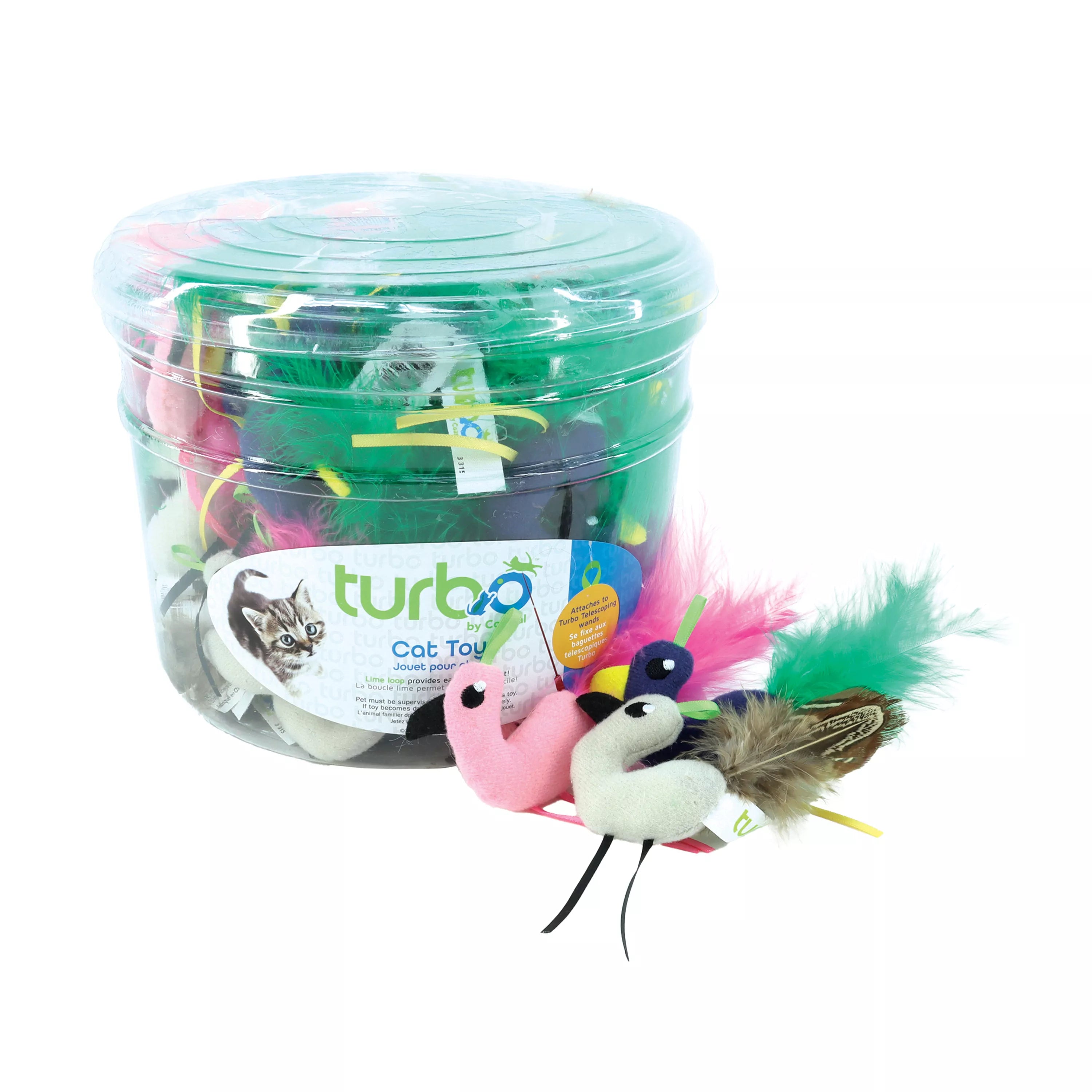 Turbo Bird With Feather Tails