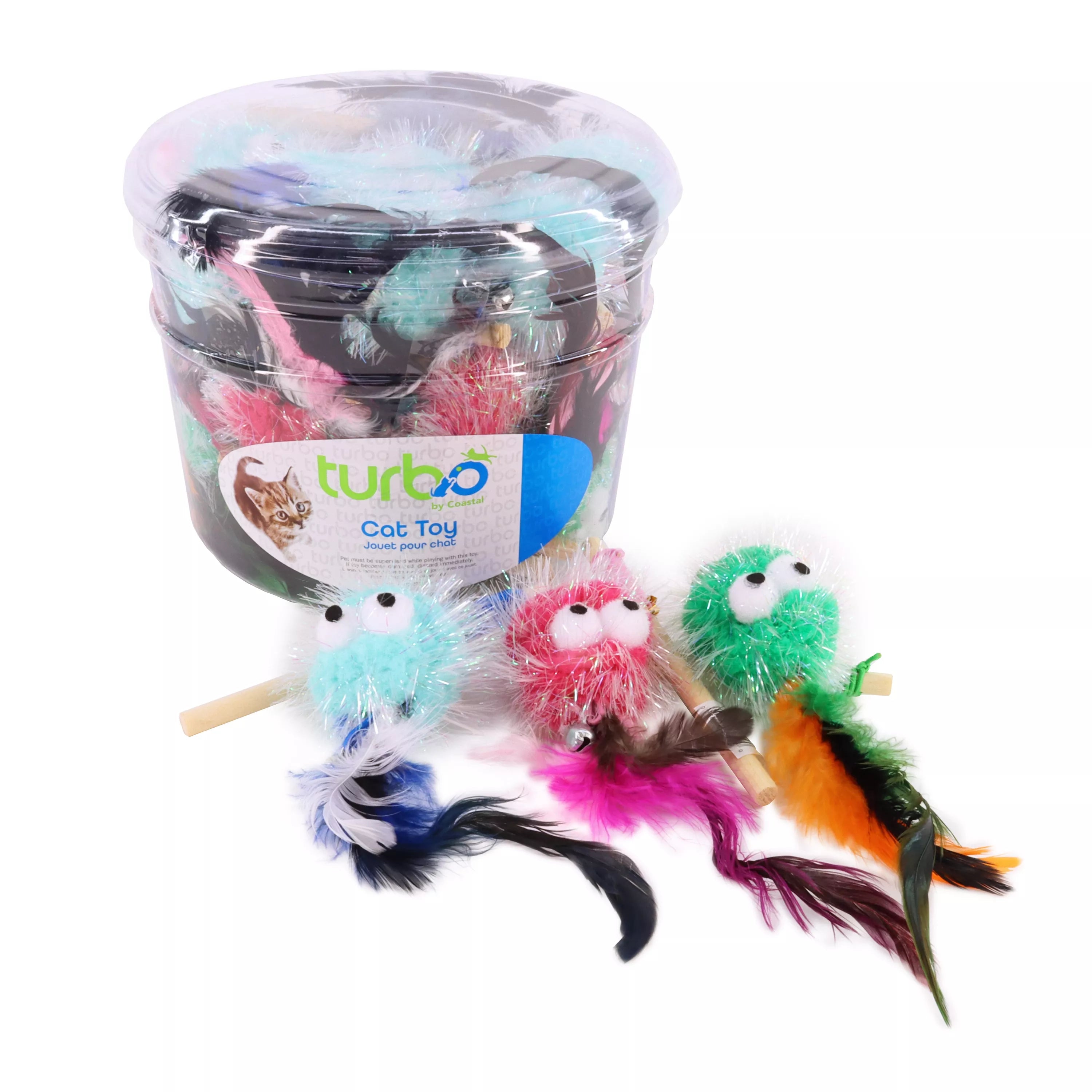Turbo Monster Wand with Feathers