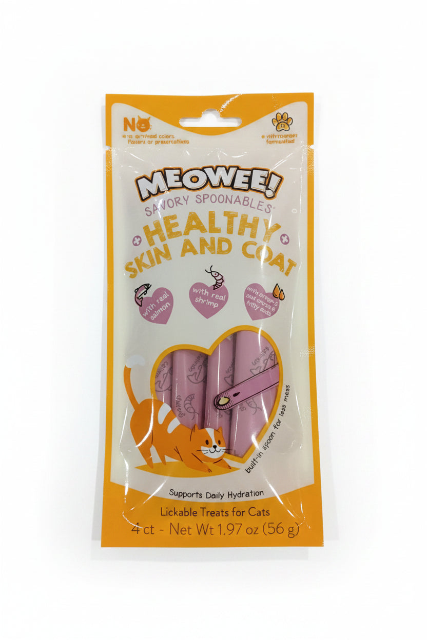 Meowee Savory Spoonables Healthy Skin and Coat