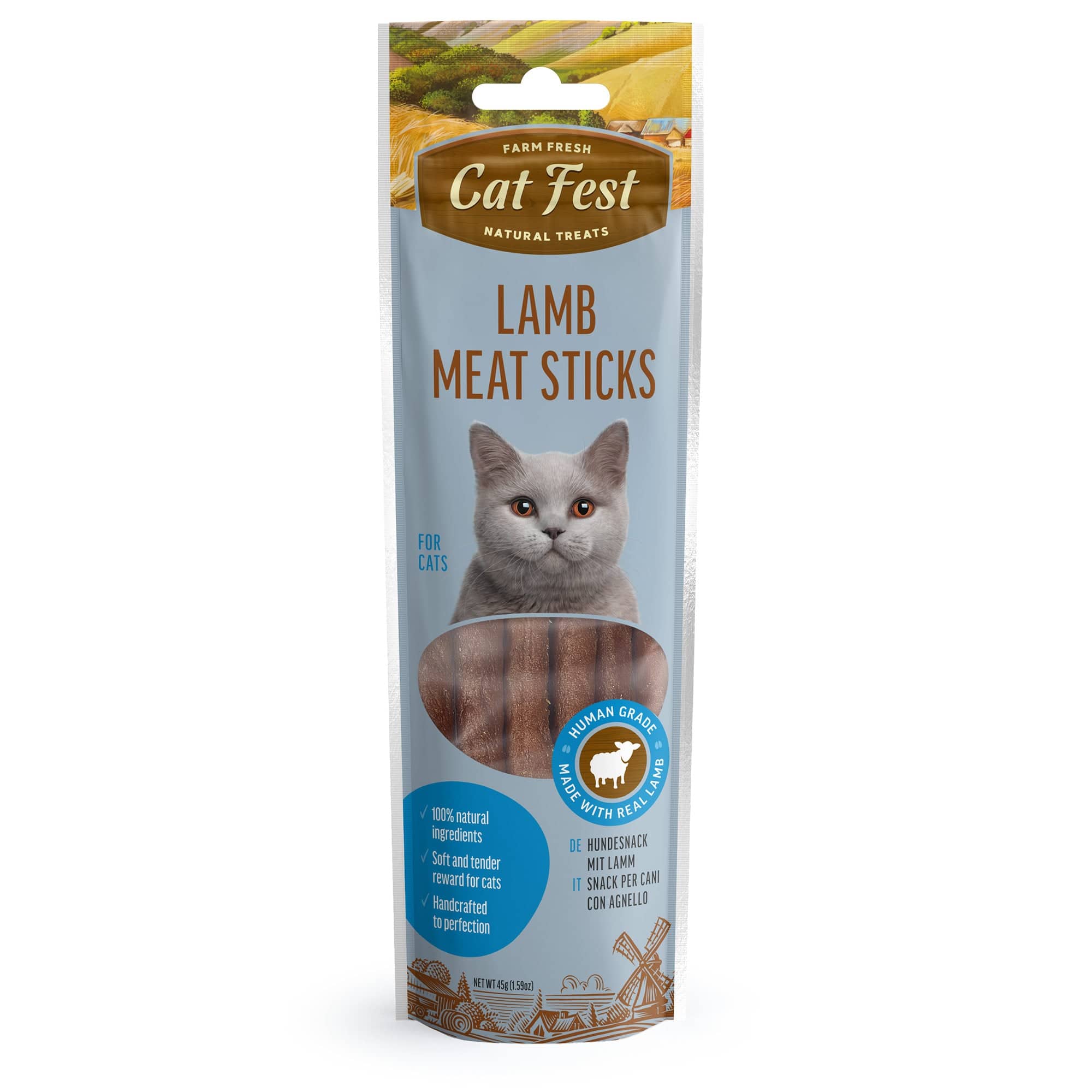 Cat Fest Lamb Meat Sticks 45g