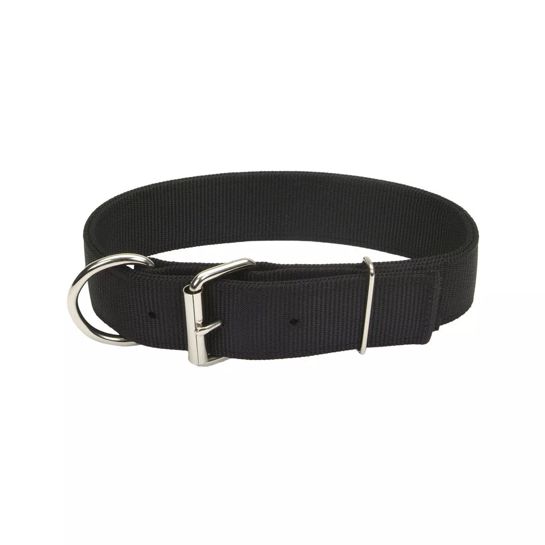 Coastal Macho Dog Double-Ply Dog Collar with Roller Buckle