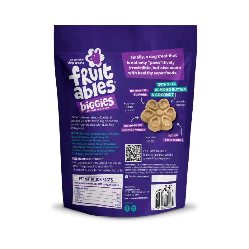 Fruitables Biggies™ Almond Butter Coconut