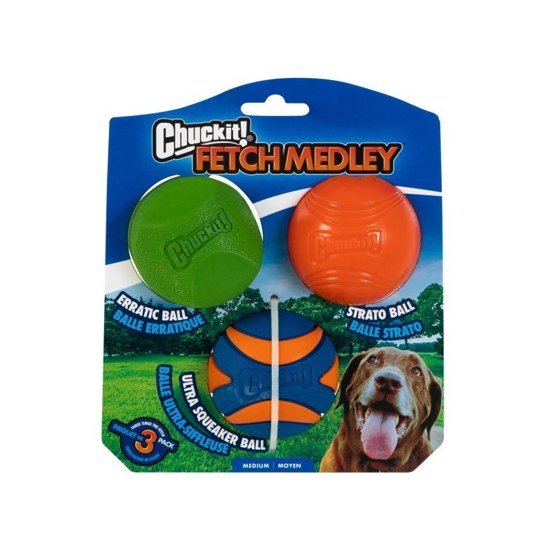 CHUCKIT Fetch Medley 3pk