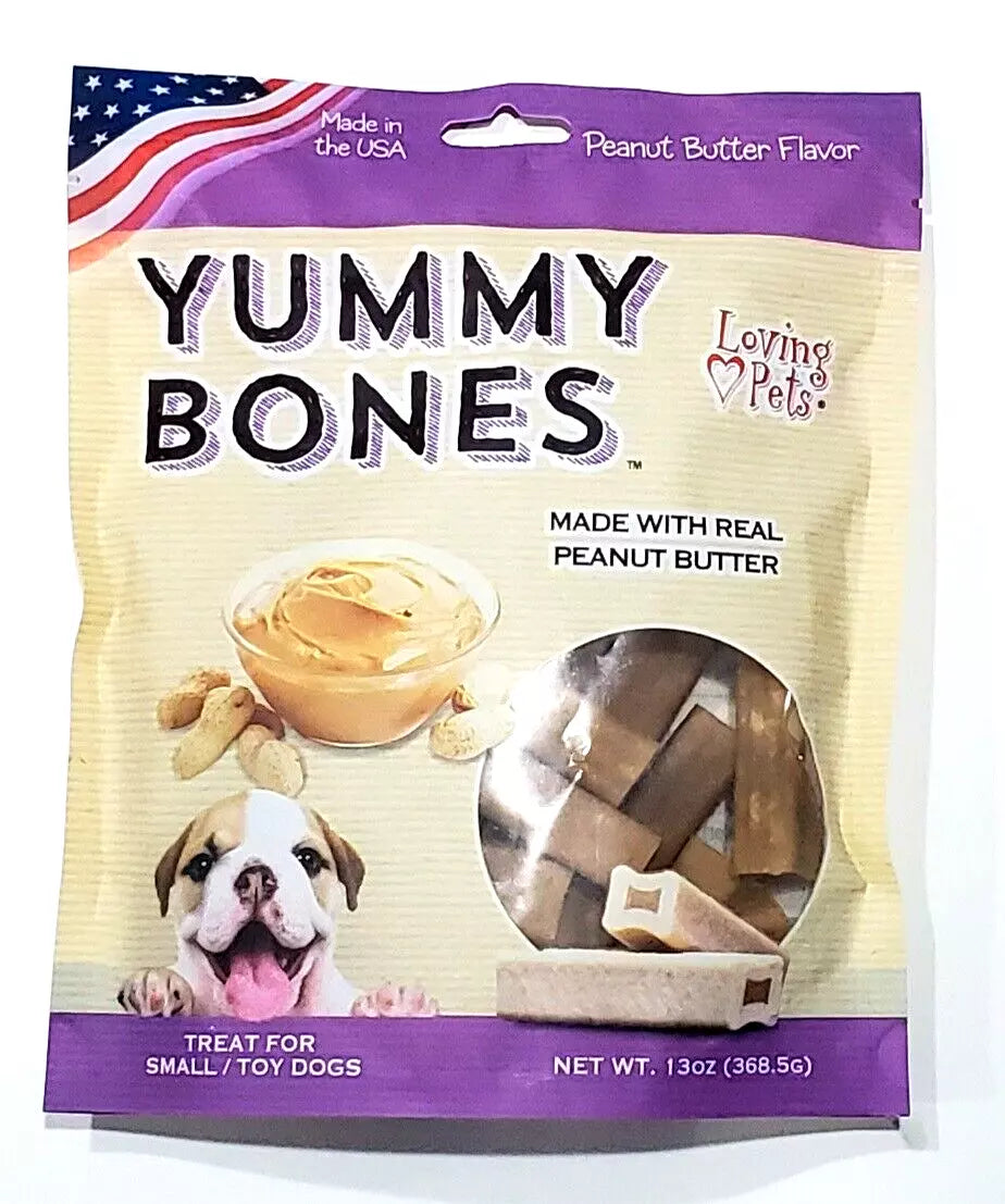 Yummy Bones - Peanut Butter-Filled Dog Bones
