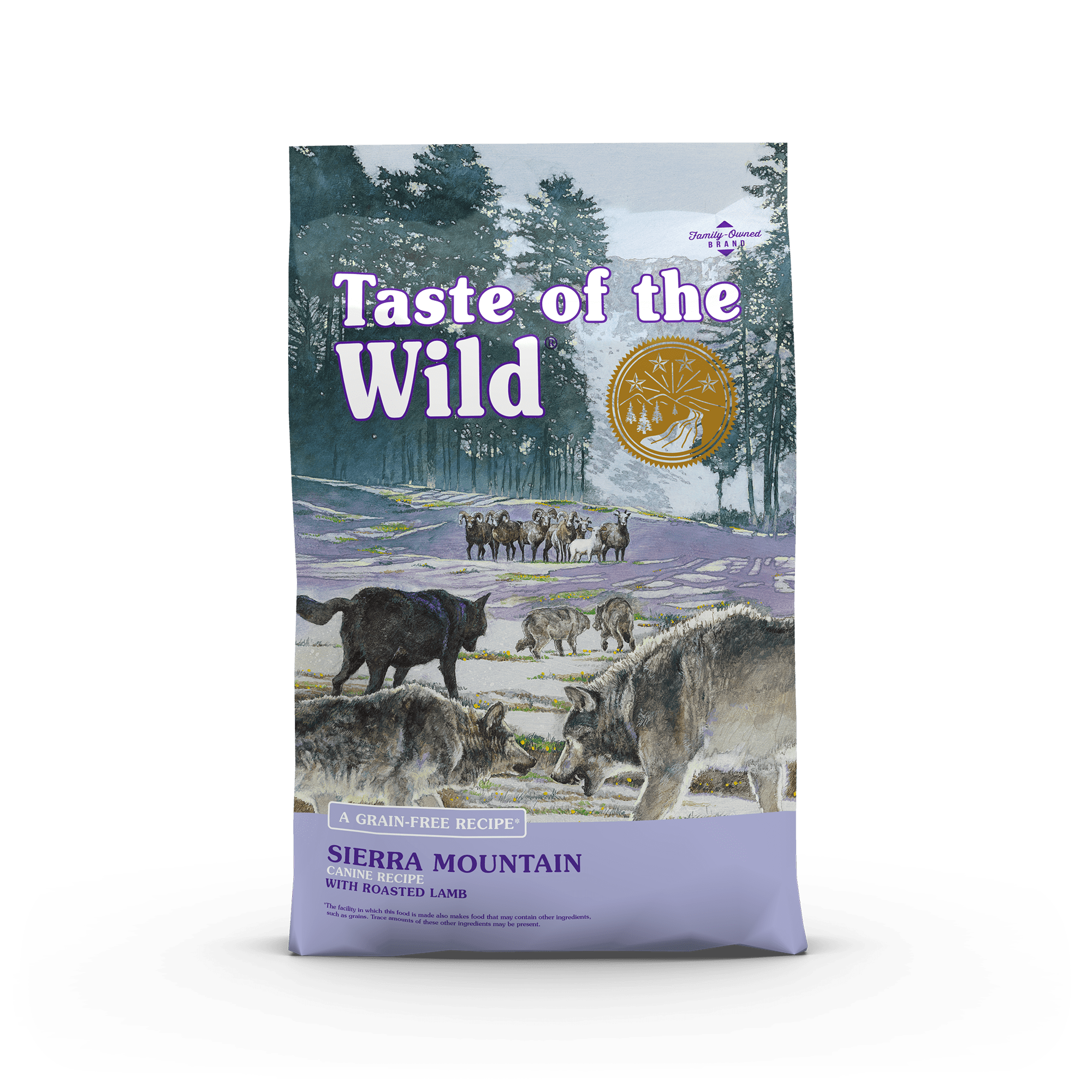 Taste Of The Wild Sierra Mountain Canine Recipe with Roasted Lamb