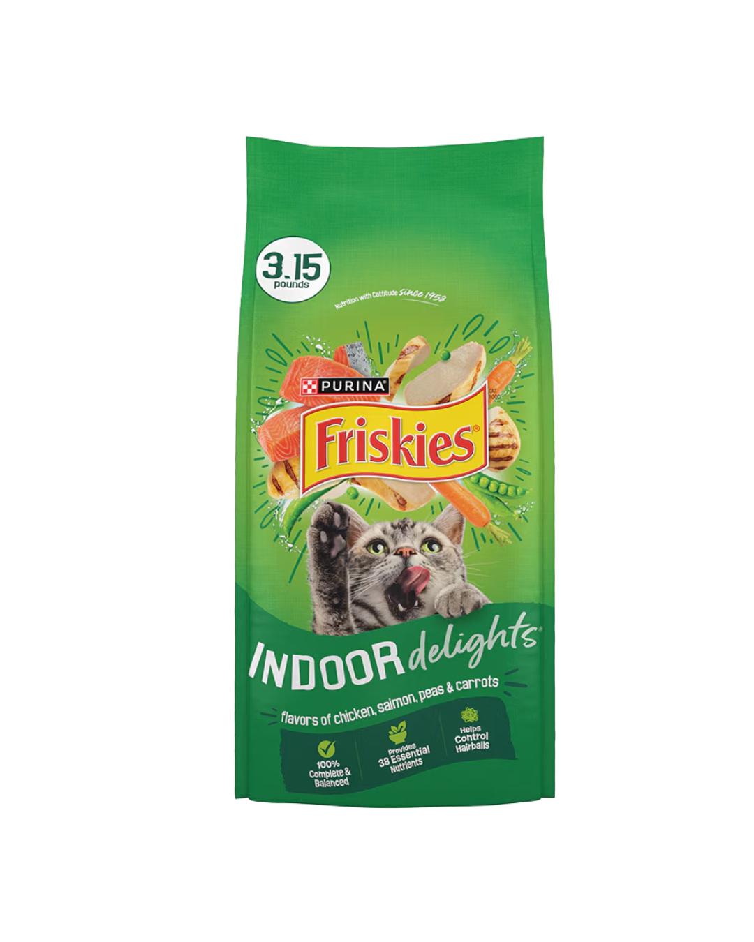 Friskies Indoor Delights Dry Cat Food