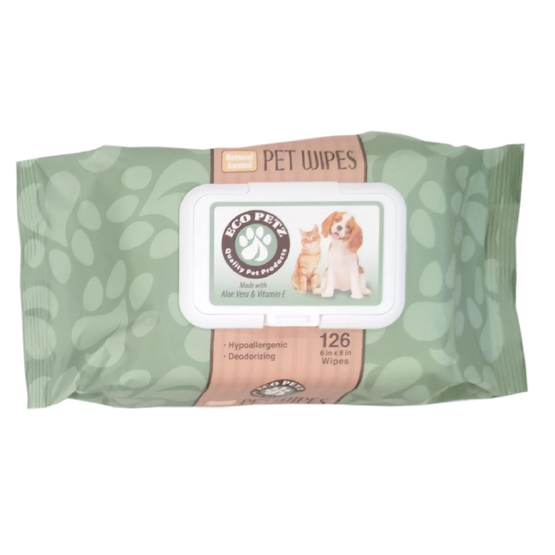 Eco Petz Pet Wipes Oatmeal Scented