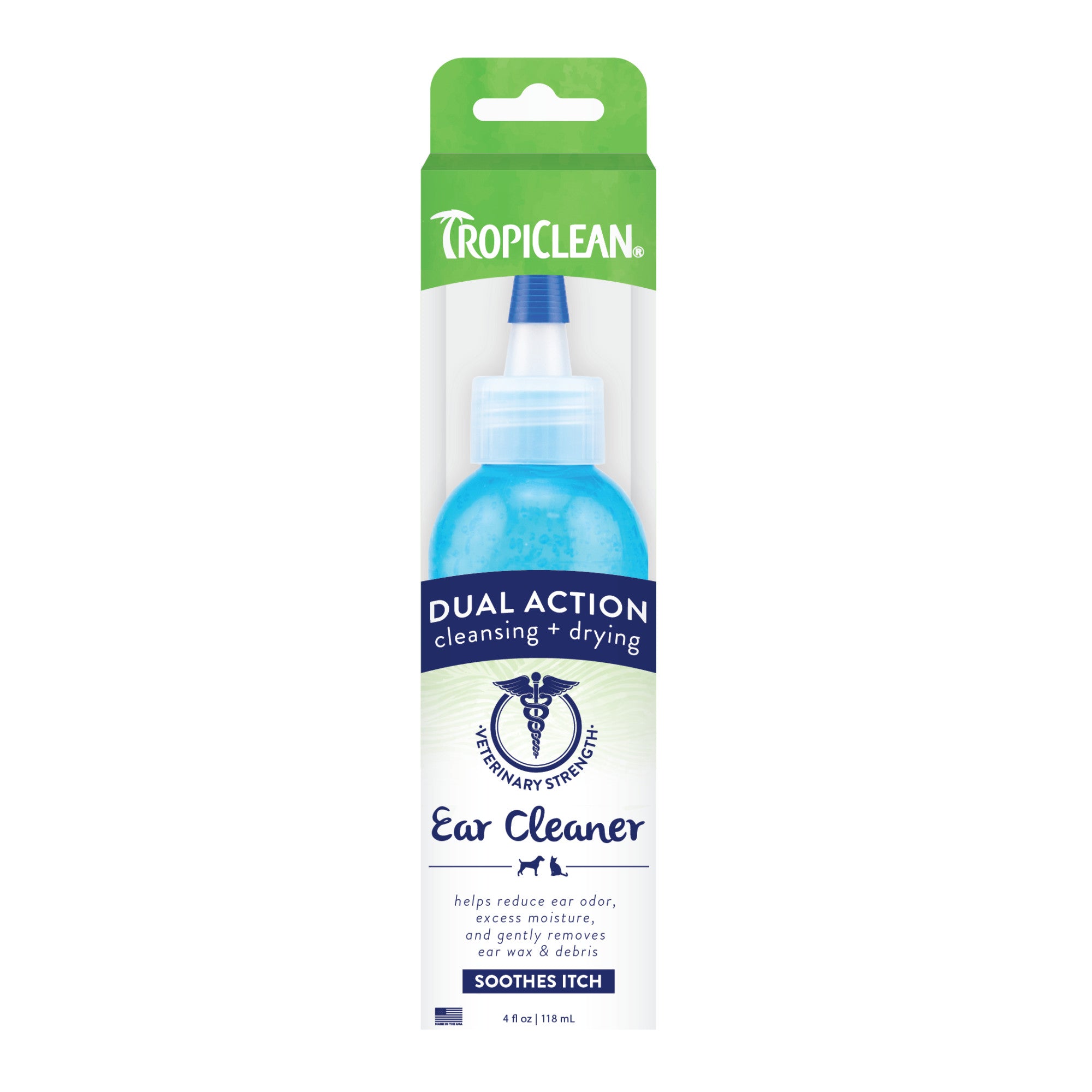 Tropiclean Dual Action Ear Cleaner for Pets